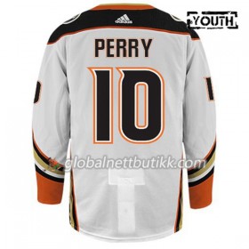 Anaheim Ducks Hockeydrakt COREY PERRY 10 Hvit Adidas Authentic - Barn
